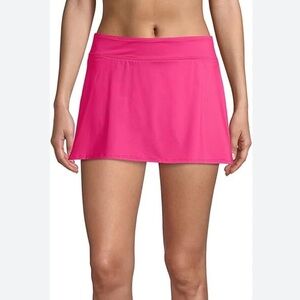 Lands' End Women’s Swim Skirt Swim Bottoms Hot Pink Regular 8